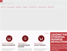 Tablet Screenshot of preciseethiopia.com